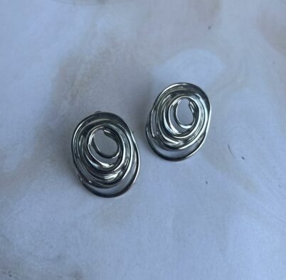 MAGNA SILVER EARRING
