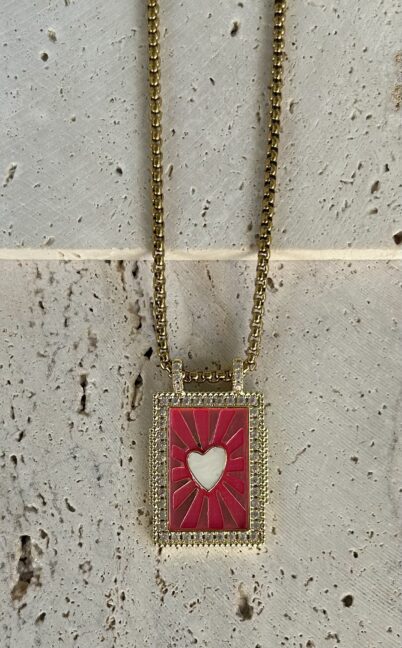 LYMINOUS HEART NECKLACE