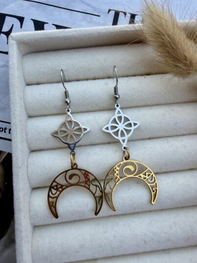 CELTIC MOONLIGHT EARRING