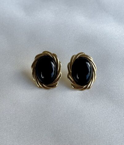 BLACK ROYALE EARRING
