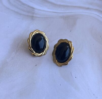 BLACK ROYALE EARRING