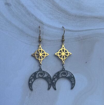 CELTIC MOONLIGHT EARRING