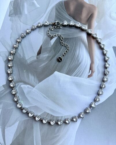 CRYSTAL HEART NECKLACE