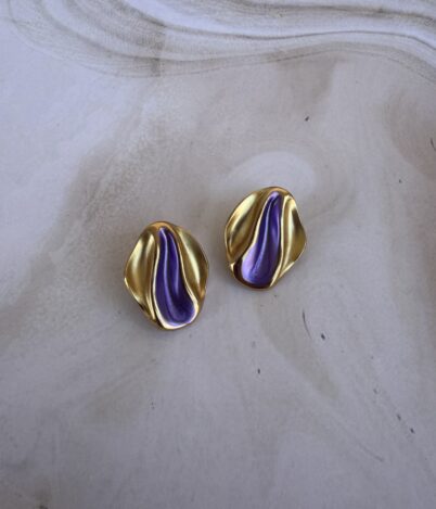GOLDEN IRIS EARRING